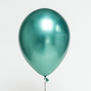12 inches Metallic Latex Balloons - Teal-Balloons-Decoren