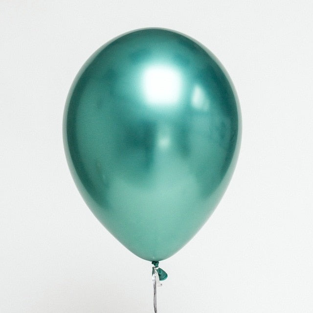 Mermaid Foil Balloon and Latex Metallic Balloons set