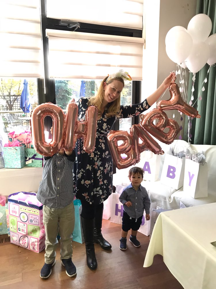 Rose Gold OH BABY Foil Balloons-Decoren