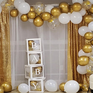 Transparent BABY Balloon Cube Boxes