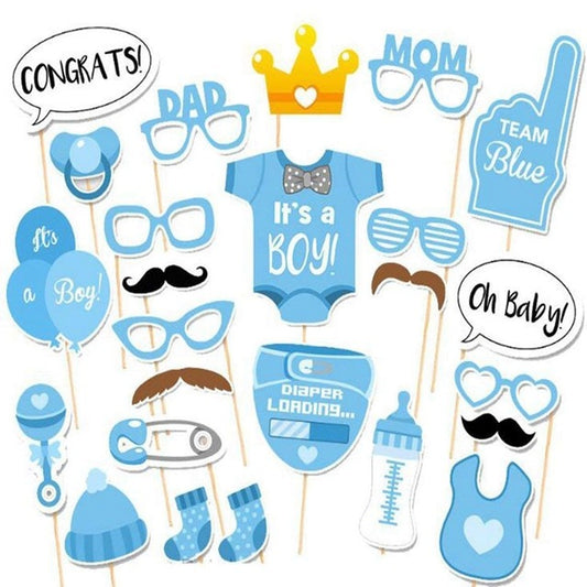 Baby Boy Blue Props - Set of 25 pieces-Props-Decoren