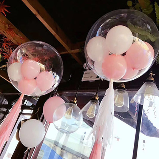 clear bubble balloons, transparent bobo balloons, crystal clear balloons, helium bobo balloons, large bubble balloons, wrinkle-free balloons, pop-resistant balloons, stretchable bobo balloons, transparent party balloons, customizable clear balloons, bobo balloons for decorations, clear balloons for events, inflatable bubble balloons, durable bobo balloons, clear balloons for weddings, bobo balloons for baby shower, transparent balloons for birthday, helium-compatible bobo balloons, air-filled bubble balloon