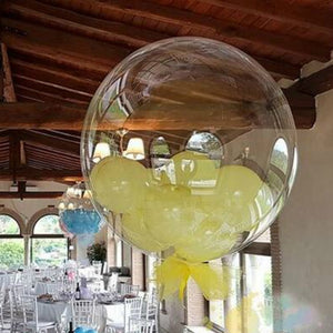 Clear Bubble Bobo Balloons - Multiple Sizes to choose from