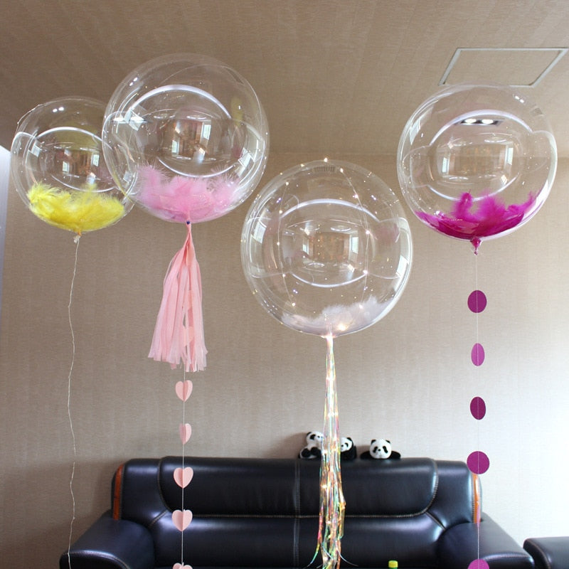 clear bubble balloons, transparent bobo balloons, crystal clear balloons, helium bobo balloons, large bubble balloons, wrinkle-free balloons, pop-resistant balloons, stretchable bobo balloons, transparent party balloons, customizable clear balloons, bobo balloons for decorations, clear balloons for events, inflatable bubble balloons, durable bobo balloons, clear balloons for weddings, bobo balloons for baby shower, transparent balloons for birthday, helium-compatible bobo balloons, air-filled bubble balloon