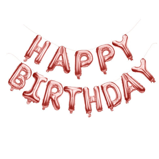 Rose Gold HAPPY BIRTHDAY Foil Balloons-Foil Balloons-Decoren