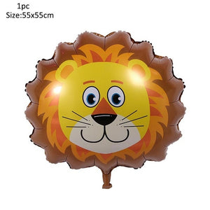 Jungle Theme Animal Foil Balloons