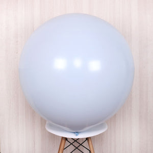 Pastel Blue latex balloons, 36-inch macaron balloons, premium quality latex balloons, large pastel balloons, party decoration balloons, wedding balloons, birthday party balloons, baby shower balloons, engagement balloons, milestone celebration balloons, helium and air-filled balloons, indoor and outdoor balloons, elegant party décor, balloon garland balloons, stylish event balloons.