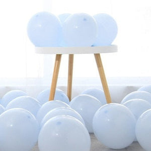 10" Pastel Blue Macaron Latex balloons - Set of 10-Balloons-Decoren