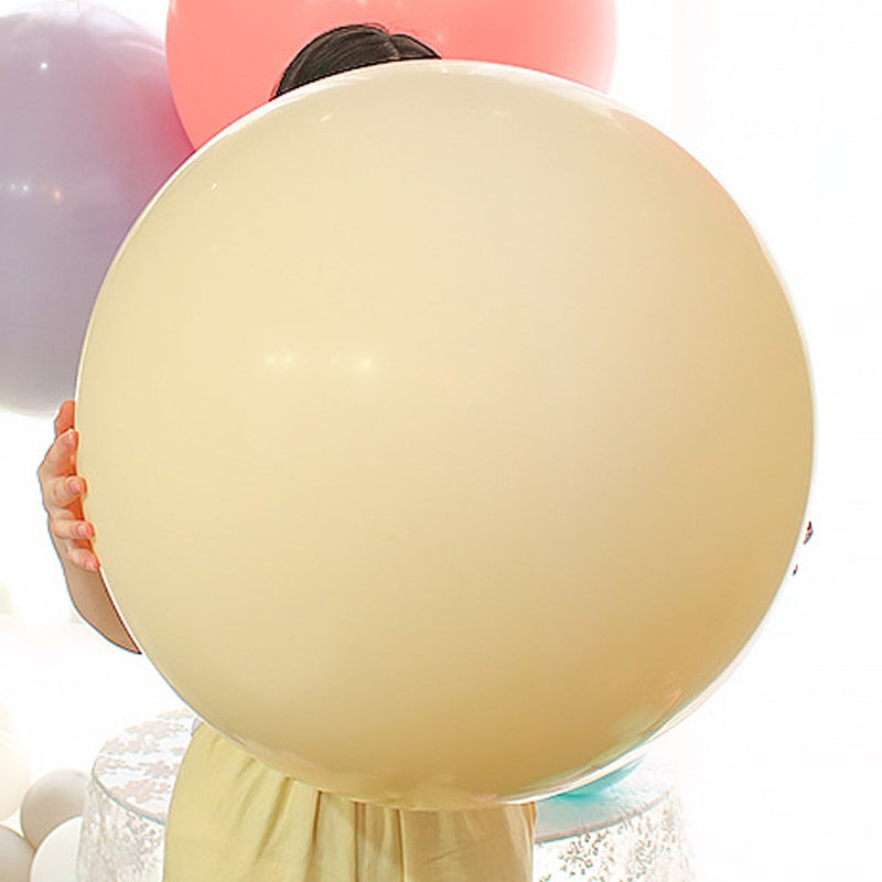 Pastel Purple latex balloons, 36-inch macaron balloons, premium quality latex balloons, large pastel balloons, party decoration balloons, wedding balloons, birthday party balloons, baby shower balloons, engagement balloons, milestone celebration balloons, helium and air-filled balloons, indoor and outdoor balloons, elegant party décor, balloon garland balloons, stylish event balloons.