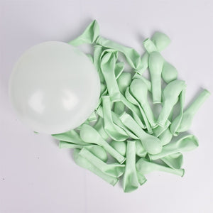 10" Pastel Green Macaron Latex balloons - Set of 10-Balloons-Decoren