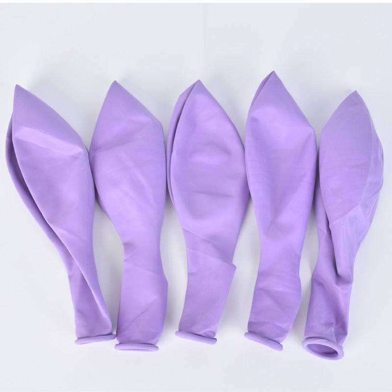 36 inches Large Round Pastel Latex Macaron Balloon - Purple-Balloons-Decoren