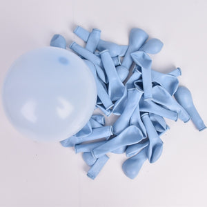 10" Pastel Blue macaron latex balloons, 20 pack, premium quality latex balloons, pastel blue party balloons, wedding décor, birthday balloons, baby shower balloons, helium and air-filled balloons, stylish event balloons, indoor and outdoor balloons.