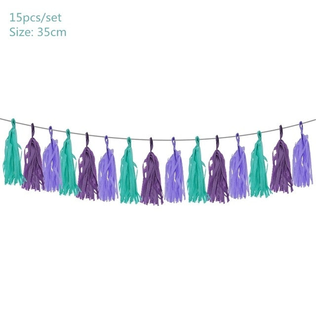 Mermaid Underwater Themed Birthday Party Set