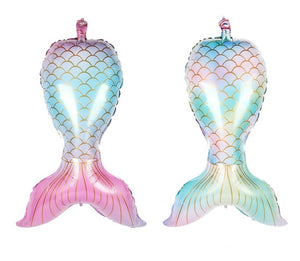 Mermaid Tail Shaped Foil Balloon