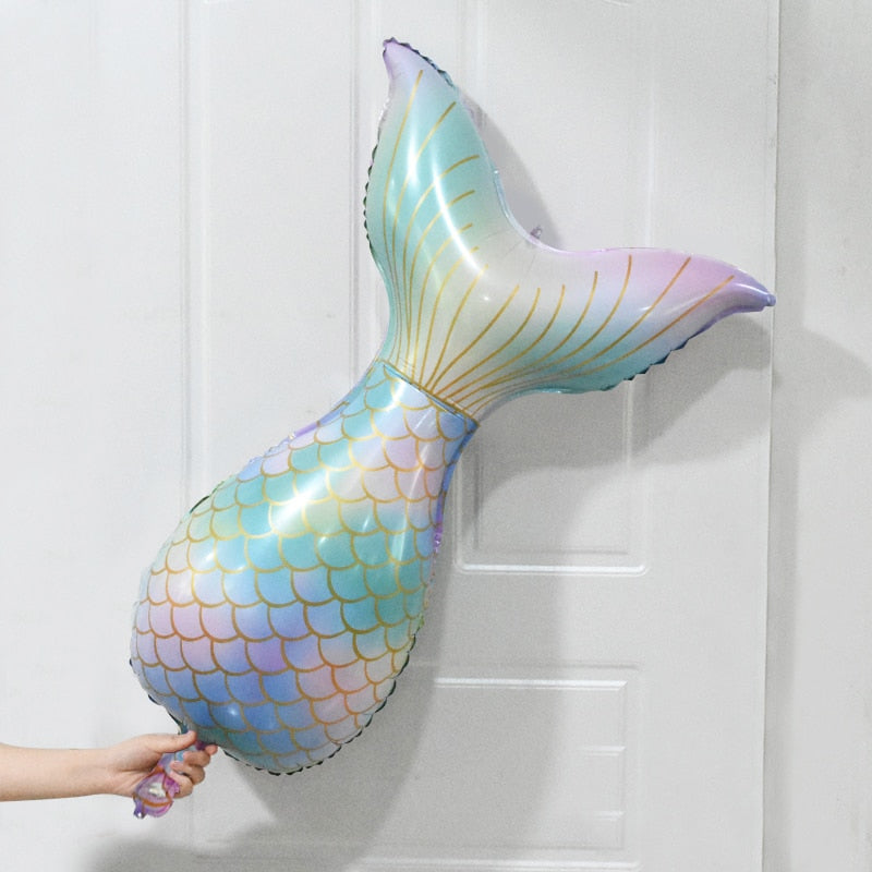 Mermaid Theme Number Balloons sets