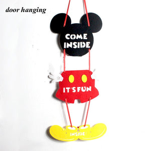 Mickey Mouse Theme Party Door Hanging