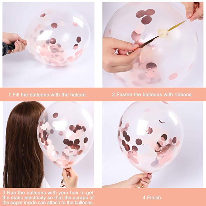 rose gold balloons, rose gold confetti balloons, metallic rose gold balloons, rose gold latex balloons, 12-inch rose gold balloons, rose gold party decorations, rose gold birthday balloons, rose gold baby shower balloons, rose gold wedding balloons, rose gold anniversary balloons, helium rose gold balloons, air-filled rose gold balloons, rose gold balloon bouquet, premium latex balloons, rose gold event decor