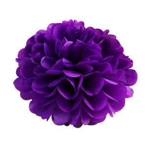 purple white paper pom-poms, purple white lanterns, paper lantern set, party decorations, wedding decorations, baby shower decor, birthday party decor, gender reveal party, anniversary decorations, engagement party decor, elegant party decorations, eco-friendly decor, hanging paper decorations, pom-pom and lantern set, white party decor, Brisbane party supplies, Gold Coast event decor, Australia party decorations, QLD event styling, DIY party decorations, easy to assemble decor